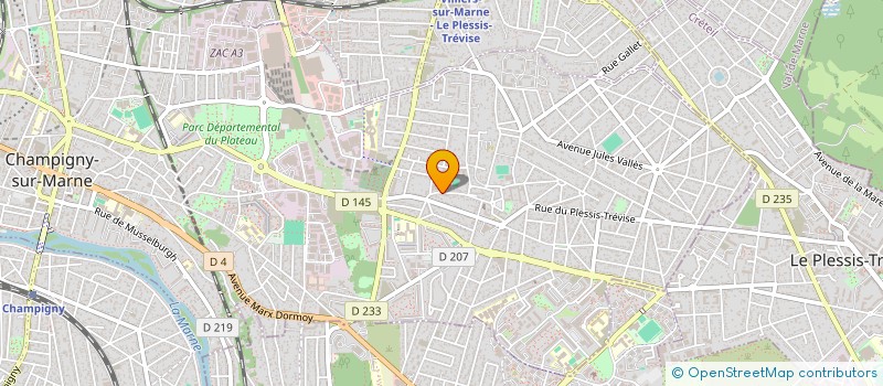 localisation de l'entreprise DIFERARTE à CHAMPIGNY-SUR-MARNE