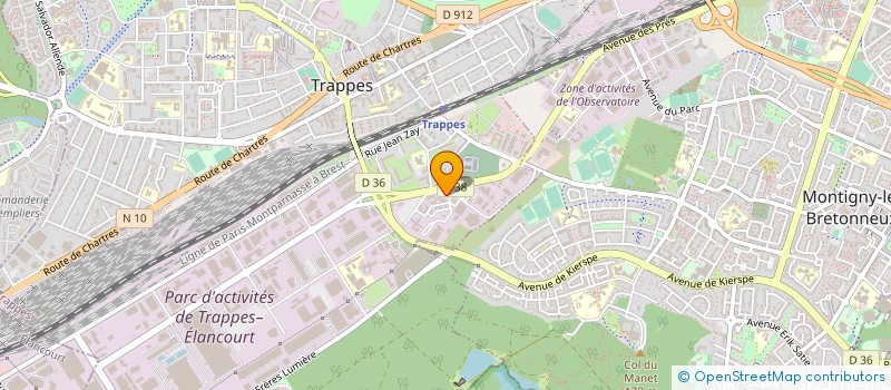 localisation de l'entreprise DIFF DEVELOP TECHNOLOG COMMUNI à TRAPPES