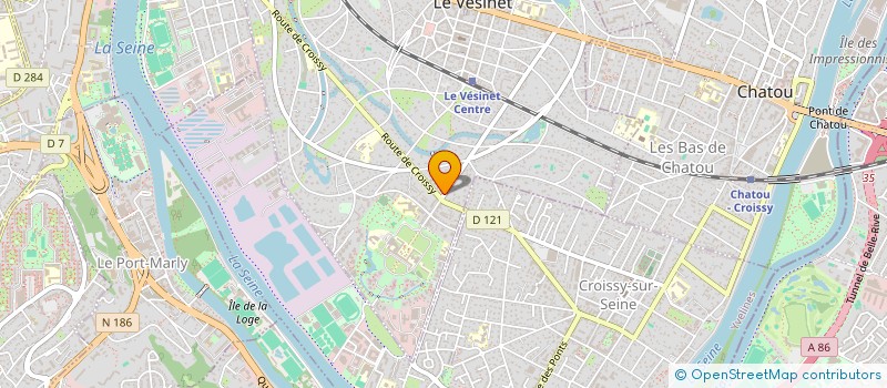 localisation de l'entreprise DIFF INTERNATIONALE ACTUARIAT FRANCAIS  LE VESINET