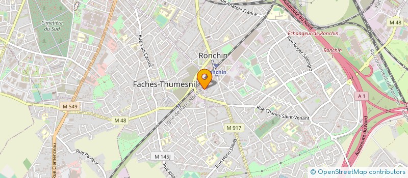 localisation de l'entreprise DIFF NEIR à FACHES-THUMESNIL