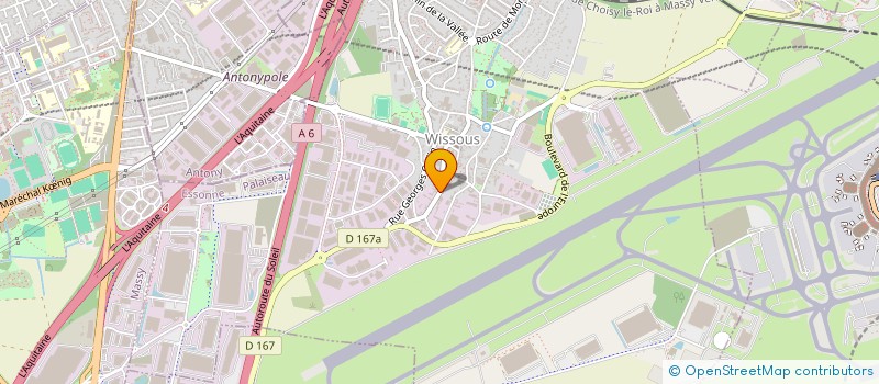 localisation de l'entreprise DIFF SUD à WISSOUS