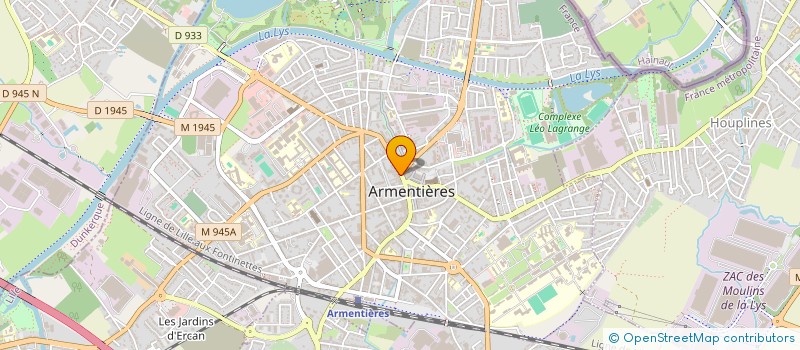 localisation de l'entreprise DIFFA à ARMENTIERES