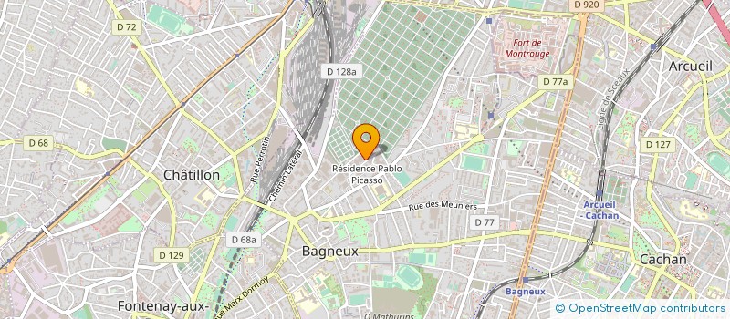 localisation de l'entreprise DIFFAM à BAGNEUX