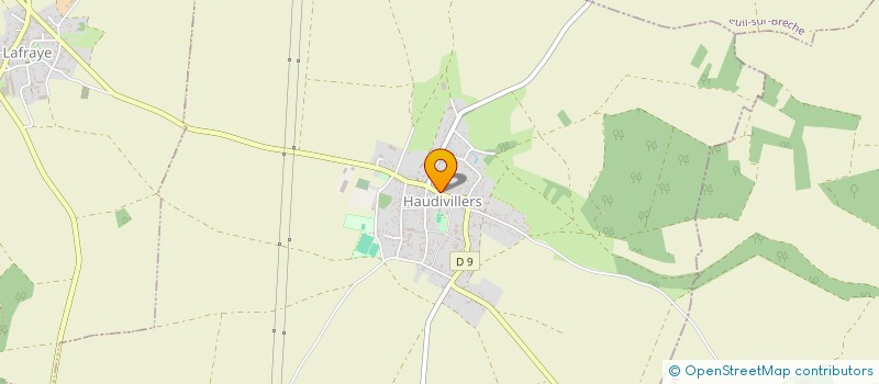 localisation de l'entreprise DIFFERANGLES  HAUDIVILLERS