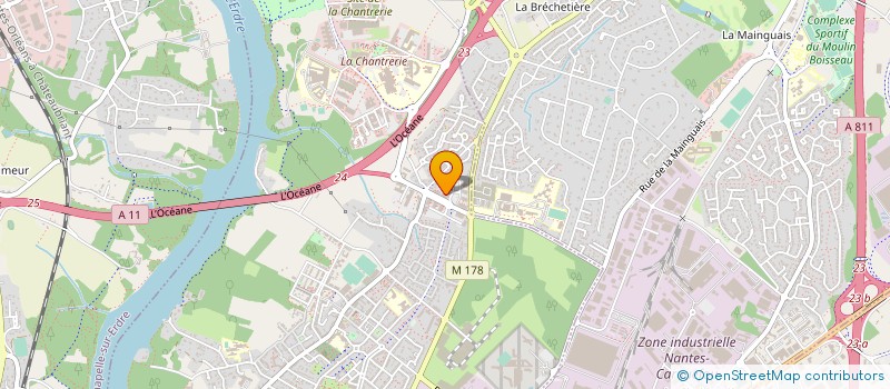 localisation de l'entreprise DIFFERENCE AUDIT à NANTES