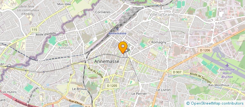 localisation de l'entreprise DIFFERENCE COIFF à ANNEMASSE