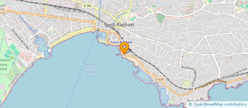 localisation de l'entreprise DIFFERENCE DANS L'INDIFFERENCE ( DI ) à SAINT-RAPHAEL