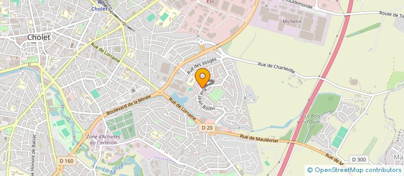 localisation de l'entreprise DIFFERENCE EVASION à CHOLET