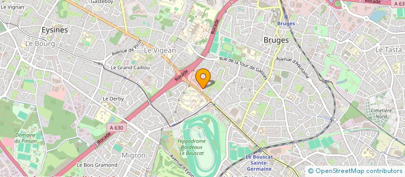 localisation de l'entreprise DIFFERENT COMME TOUT LE MONDE GIRONDE (DCTLM 33)  BORDEAUX