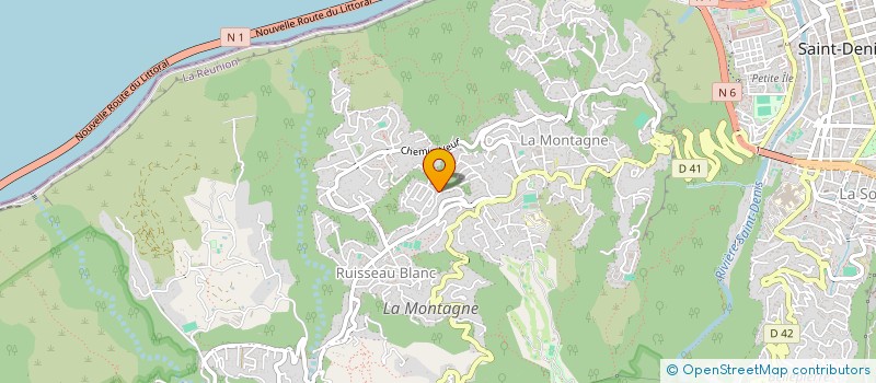 localisation de l'entreprise DIFFERENTIA à SAINT-DENIS