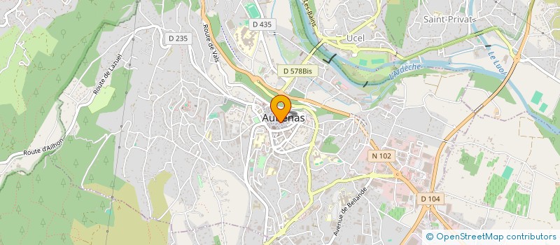 localisation de l'entreprise DIFFERENTS CHEMIN D EQUITABLE à AUBENAS