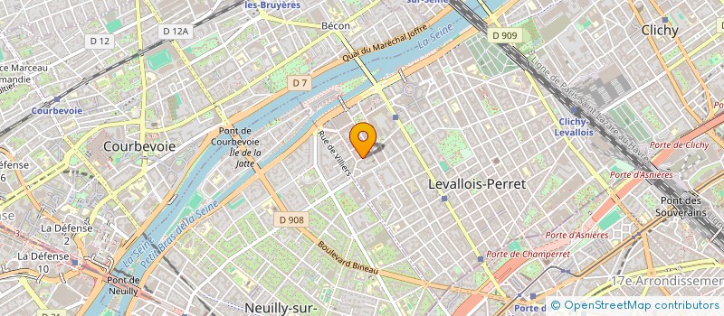 localisation de l'entreprise DIFFLY à LEVALLOIS PERRET