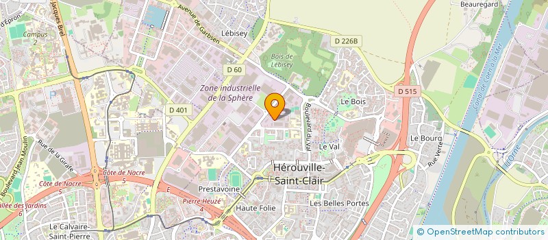localisation de l'entreprise DIFFNOR à HEROUVILLE-SAINT-CLAIR