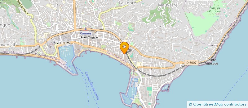 localisation de l'entreprise DIFFONTY PASCAL ET CELINE à CANNES