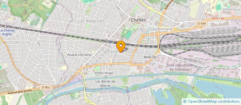 localisation de l'entreprise DIFFRACSON  CHELLES