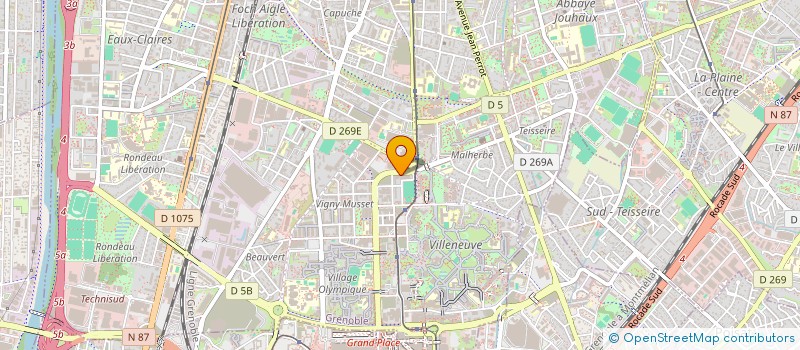 localisation de l'entreprise DIFFRACTION EDITIONS  GRENOBLE