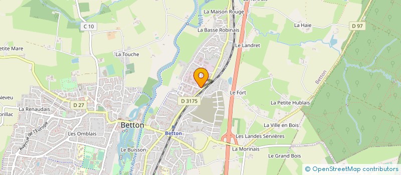 localisation de l'entreprise DIFFRAIS à BETTON