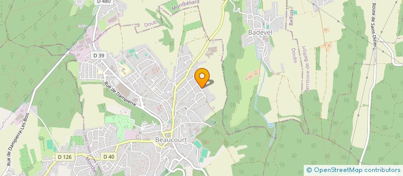 localisation de l'entreprise DIFFSUN INTERNATIONAL à BEAUCOURT