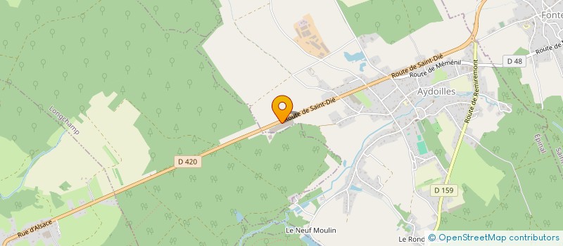 localisation de l'entreprise DIFFU CHAPES  GRANDVILLERS