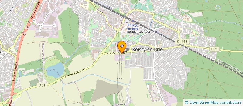 localisation de l'entreprise DIFFUREP PRECISION à ROISSY-EN-BRIE