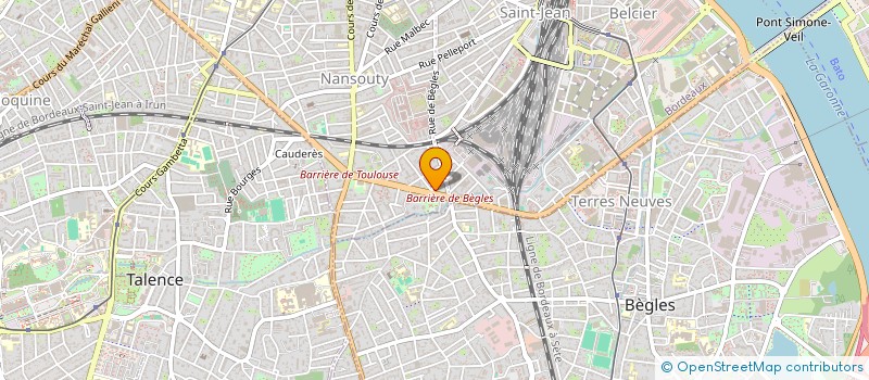 localisation de l'entreprise DIFFUS'ART  BORDEAUX