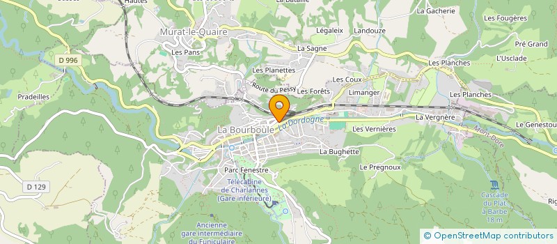 localisation de l'entreprise DIFFUS'ARTS  LA BOURBOULE