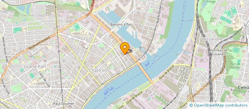 localisation de l'entreprise DIFFUS GIRONDINE PAPET ARTICLES BUREAU à BORDEAUX