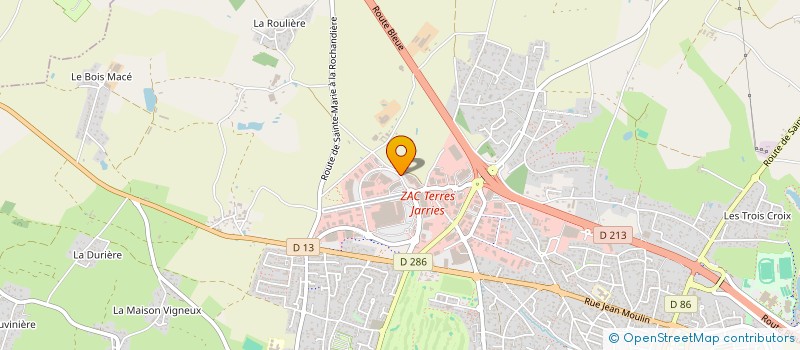 localisation de l'entreprise DIFFUS'LAINE TISSUS PO à PORNIC