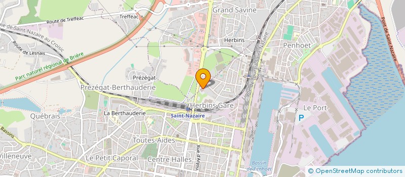 localisation de l'entreprise DIFFUS'LAINE TISSUS SN à SAINT-NAZAIRE