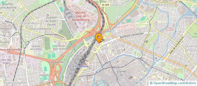 localisation de l'entreprise DIFFUSAL à STRASBOURG
