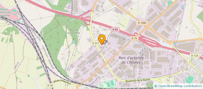 localisation de l'entreprise DIFFUSALP  SAINT-QUENTIN-FALLAVIER
