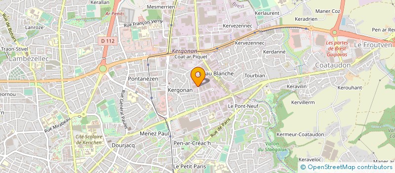 localisation de l'entreprise DIFFUSELEC à BREST