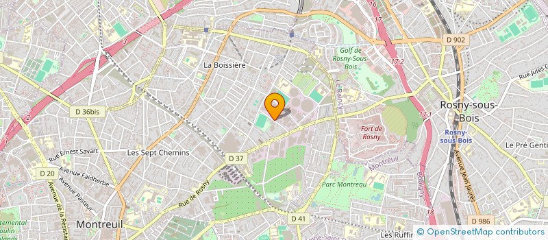 localisation de l'entreprise DIFFUSEURS EN CREATION à MONTREUIL