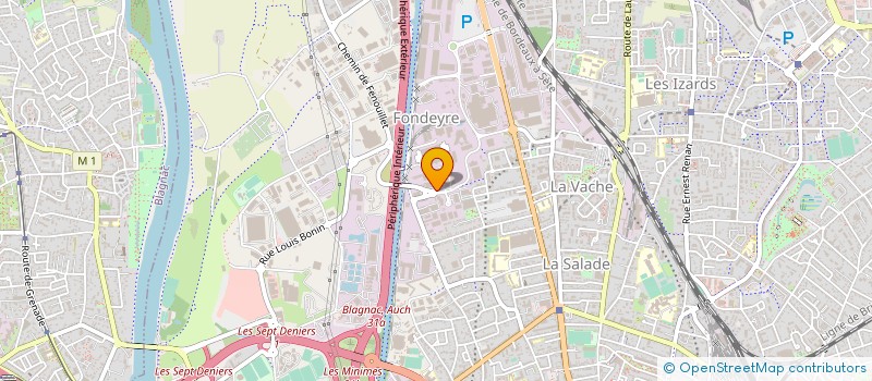 localisation de l'entreprise DIFFUSIO ACCESSOIR PIECES AUTOMOBIL MIDI à TOULOUSE