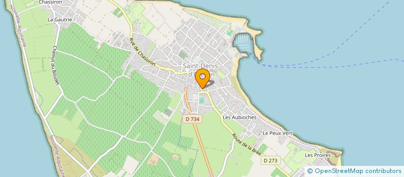 localisation de l'entreprise DIFFUSION 17  SAINT-DENIS-D'OLERON