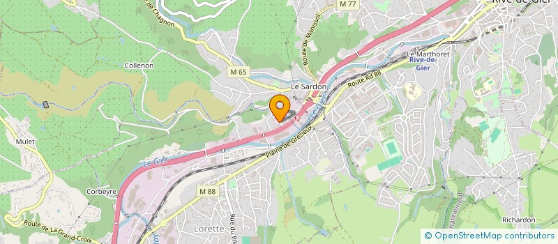 localisation de l'entreprise DIFFUSION 2000  LORETTE