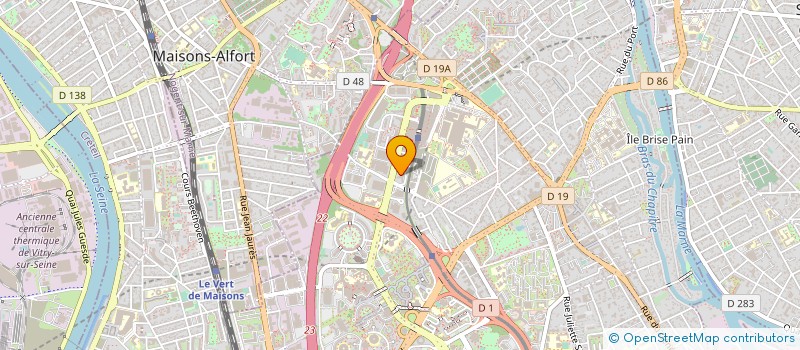 localisation de l'entreprise DIFFUSION 2000  CRETEIL