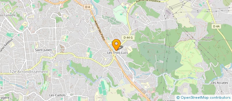 localisation de l'entreprise DIFFUSION 3BE à MARSEILLE