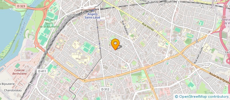 localisation de l'entreprise DIFFUSION AGOSTINI à ANGERS