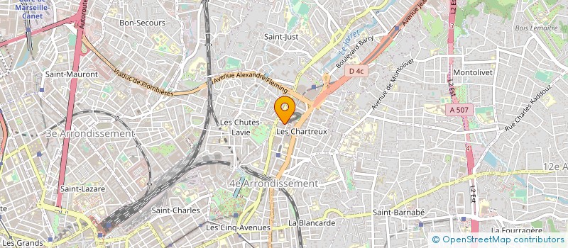 localisation de l'entreprise DIFFUSION AIXOISE ET MARSEILLAISE à MARSEILLE