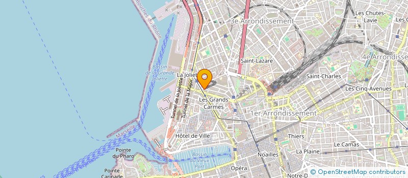 localisation de l'entreprise DIFFUSION ALARME RADIO à MARSEILLE