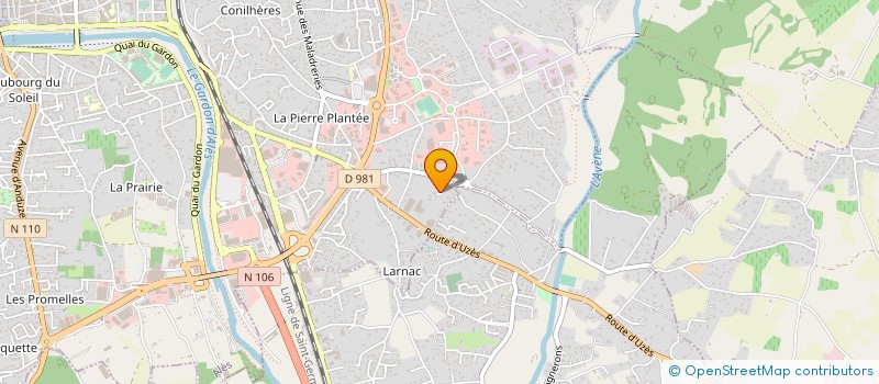 localisation de l'entreprise DIFFUSION ALESIENNE à ALES
