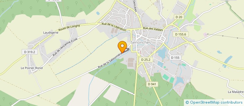localisation de l'entreprise DIFFUSION AMENAGEMENT à SENONCHES