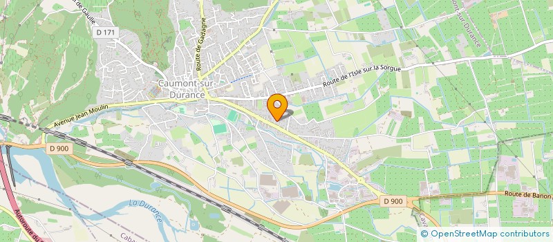 localisation de l'entreprise DIFFUSION ARTICLES DE CONFECTION  CAUMONT-SUR-DURANCE