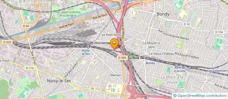localisation de l'entreprise DIFFUSION AUTO PNEUS à NOISY-LE-SEC