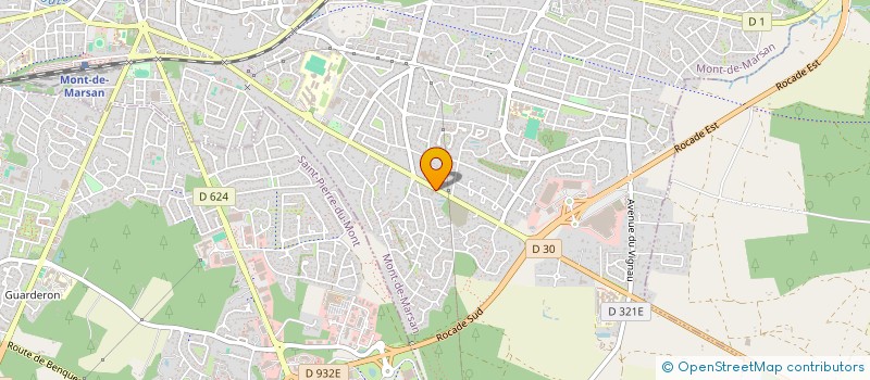 localisation de l'entreprise DIFFUSION AUTOMOBILE NOUVELLE SA  MONT-DE-MARSAN
