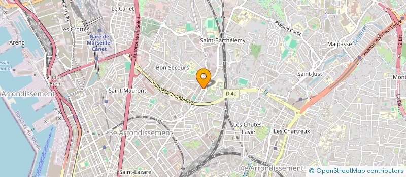 localisation de l'entreprise DIFFUSION BATTERIES MEDITERRANEE à MARSEILLE