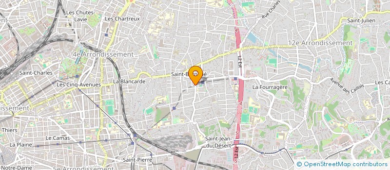 localisation de l'entreprise DIFFUSION CAUVIN à MARSEILLE