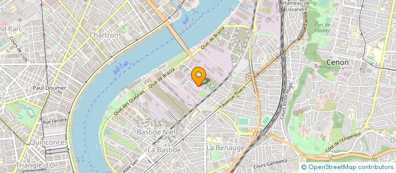 localisation de l'entreprise DIFFUSION CENTAURE PVC à BORDEAUX