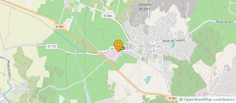 localisation de l'entreprise DIFFUSION CHABERT à VERS-PONT-DU-GARD